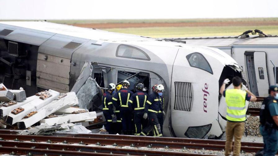 Mueren dos personas en accidente de tren al noroeste de España
