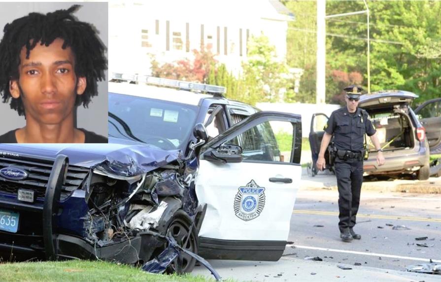 Tres policías heridos en persecución a alta velocidad contra ladrón de vehículos