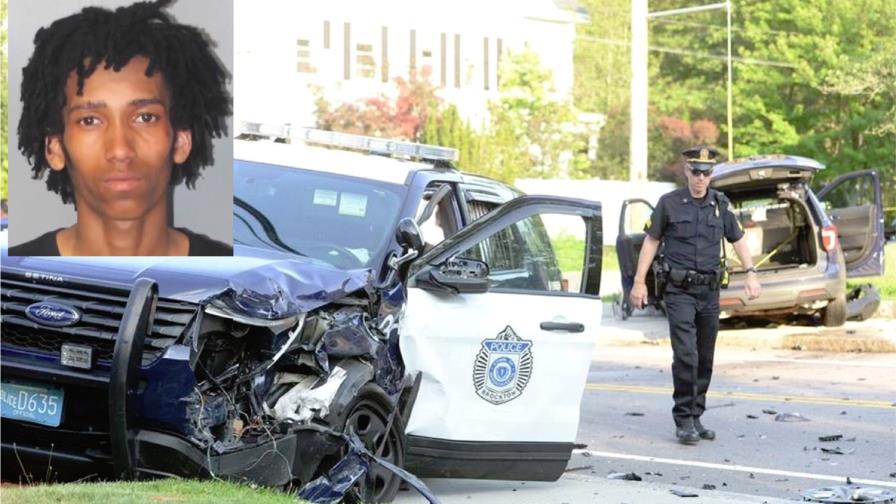 Tres policías heridos en persecución a alta velocidad contra ladrón de vehículos
