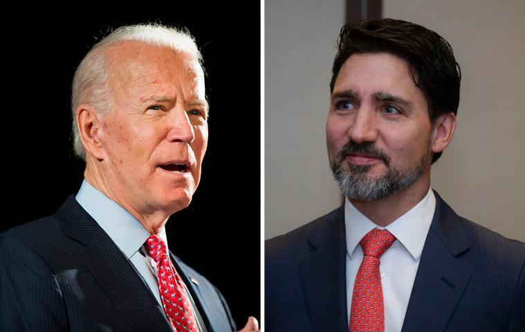 Trudeau y Biden tratarán el comercio bilateral y la lucha contra covid-19