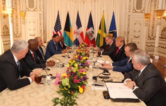 Donald Trump se reúne con líderes caribeños