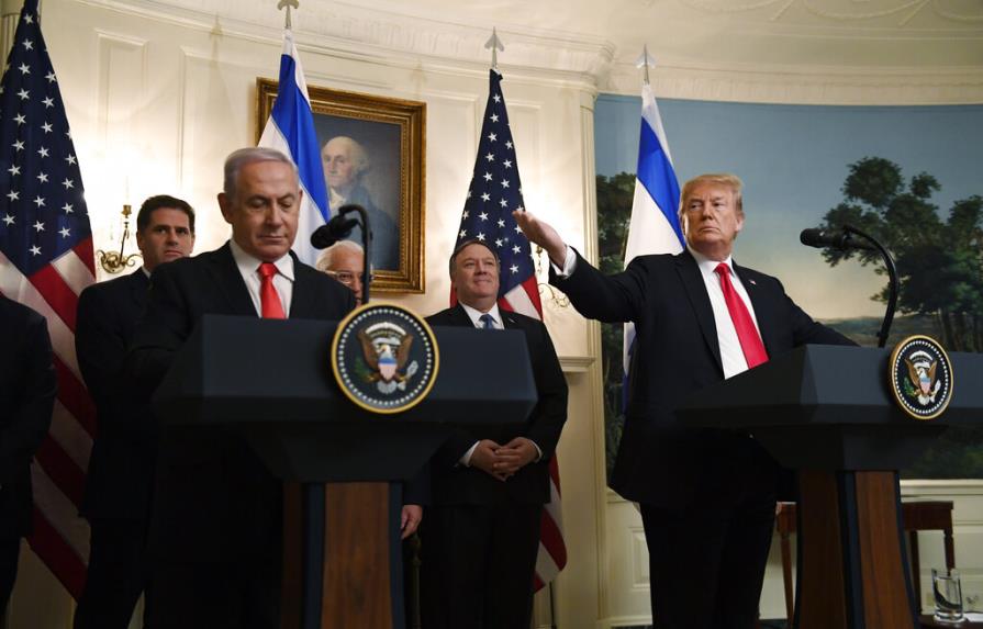 Donald Trump reconoce la soberanía israelí sobre los Altos del Golán