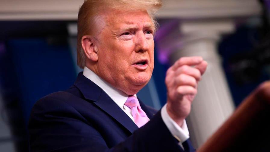 Trump afirma que recorte de petróleo será de 20 millones de barriles al día