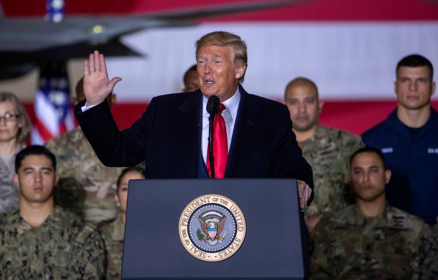 Trump reinvindica su “buena relación” con el Ejército pese a las diferencias