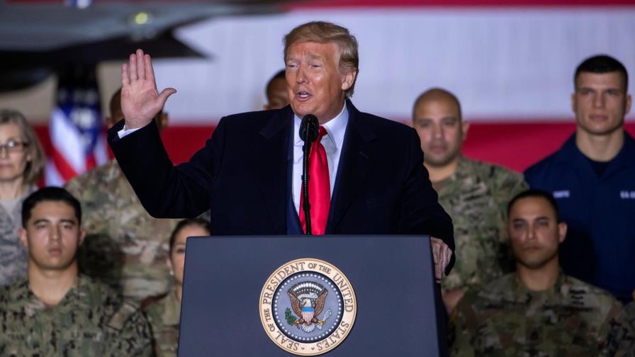 Trump reinvindica su “buena relación” con el Ejército pese a las diferencias