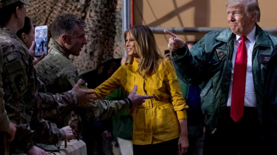 Twitter, el canal preferido de Trump, aguó la sorpresa de su viaje a Irak