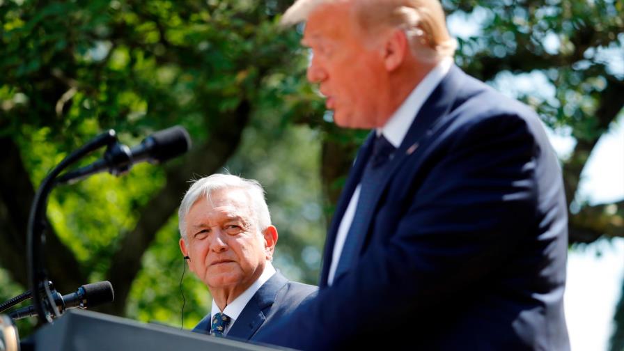 Trump dice frente a López Obrador que los mexicanos son “gente fantástica” Trump dice frente a López Obrador que los mexicanos son “gente fantástica”
