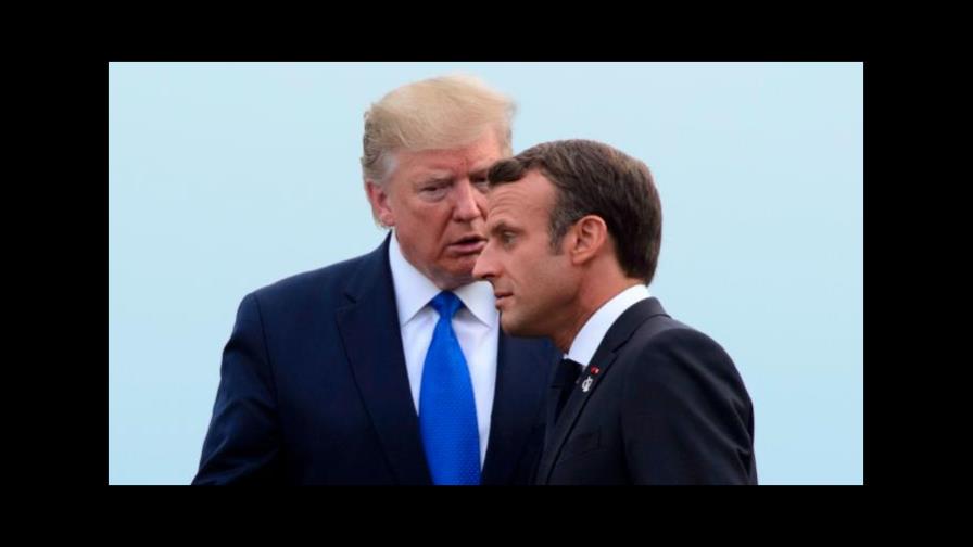 Trump niega fuera recibido tensamente en cumbre del G7