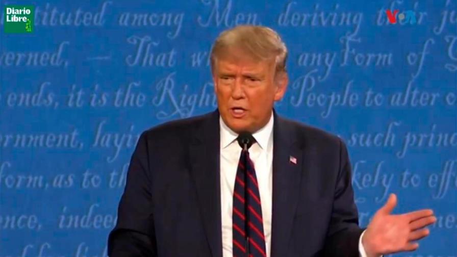 Trump llama “socialista” a Biden al inicio de su primer debate