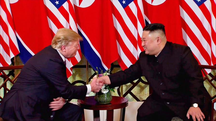 Trump y Kim Jong-un comienzan con optimismo su segunda cumbre en Hanói
