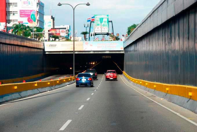 Cerrarán túneles y elevados del Gran Santo Domingo por mantenimiento