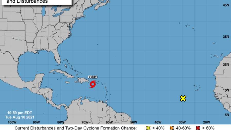 Se forma la tormenta tropical Fred al sur de Puerto Rico Se forma la tormenta tropical Fred al sur de Puerto Rico