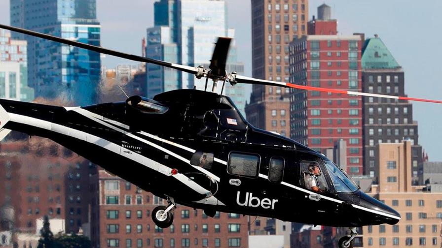 Uber estrena servicio de helicópteros en Nueva York Uber estrena servicio de helicópteros en Nueva York