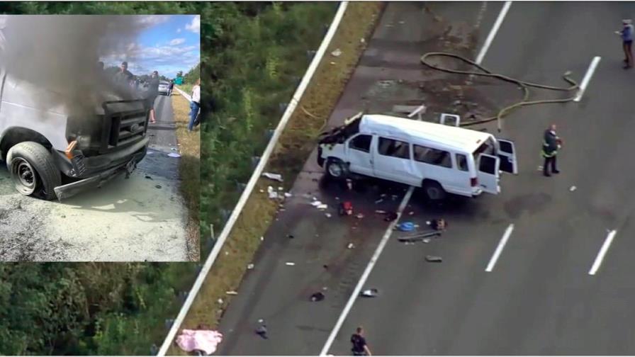 Un dominicano muerto y 13 heridos en accidente en autopista de Nueva Jersey