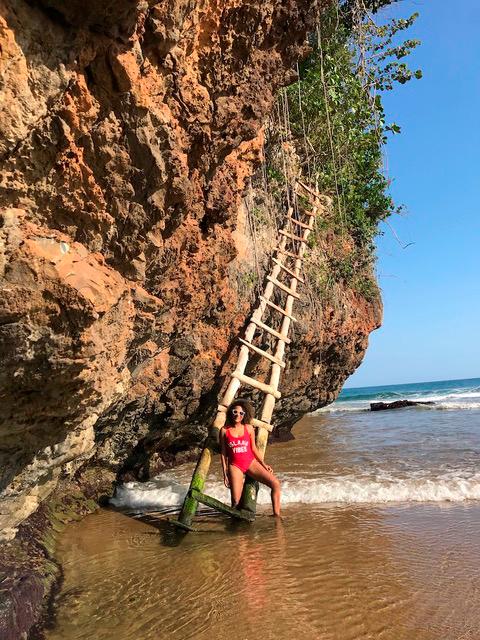En Playa El valle.