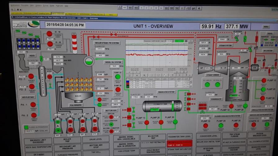 Punta Catalina alcanza 377.1 megavatios de generación