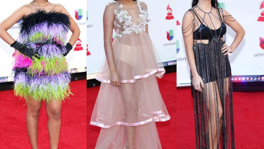 Looks en la alfombra roja de los Grammys Latinos  2018