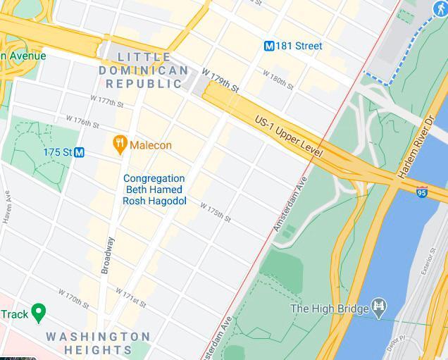 “La pequeña República Dominicana”, así identifica Google Maps al Alto Manhattan