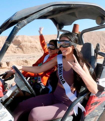 Miss Universo 70: las candidatas en el desierto de Eilat