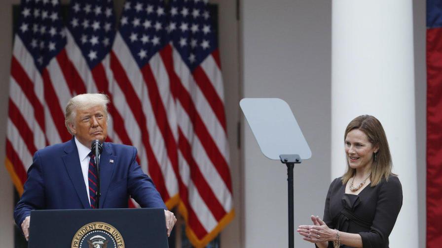 Trump dice que jueza Barrett en el Supremo garantizará derecho a la vida