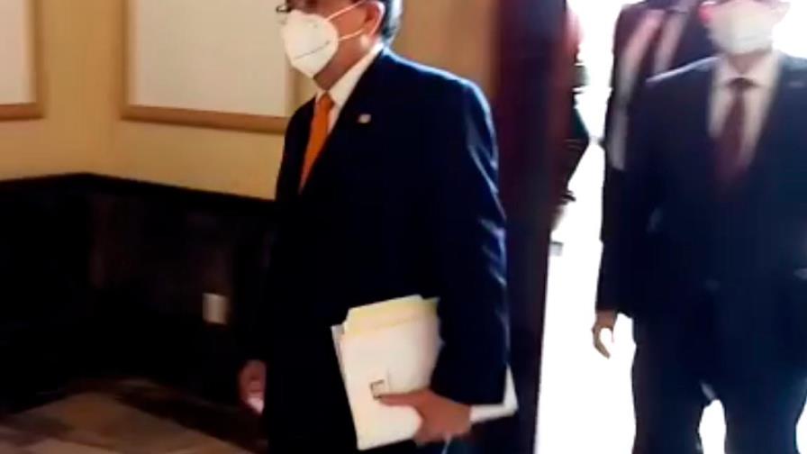 Se encuentra reunido con Luis Abinader el gobernador del Banco Central 