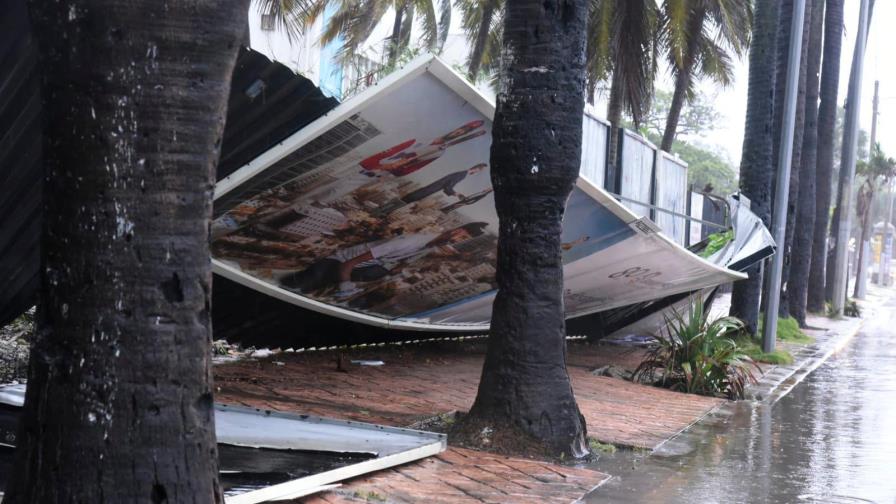 Efectos de la tormenta Fred comienzan a causar estragos en Santo Domingo Efectos de la tormenta Fred comienzan a causar estragos en Santo Domingo