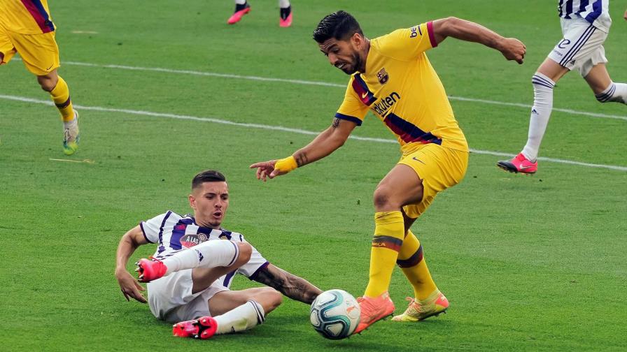 Barcelona gana 1-0 al Valladolid y se acera al Real Madrid en la lucha por título 