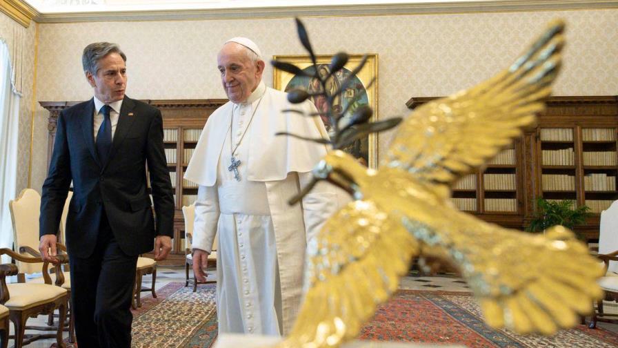 El papa recibe a Blinken en un encuentro centrado en Venezuela y Siria El papa recibe a Blinken en un encuentro centrado en Venezuela y Siria