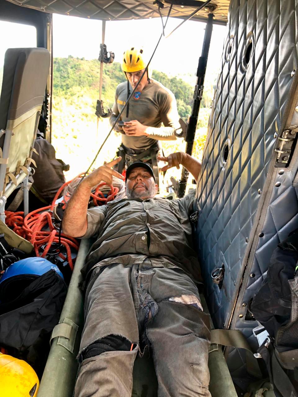 Yacine Khelladi fue encontrado deshidratado.