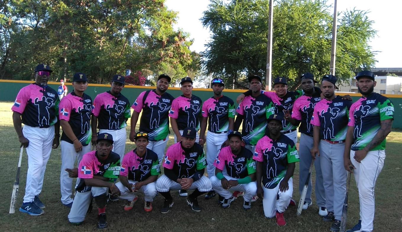 El equipo Villa Olímpica compite en la categoría Junior en el XVI torneo de ligas de la provincia Santo Domingo, por la Copa Presidente, en su versión 2021. (Fuente externa)