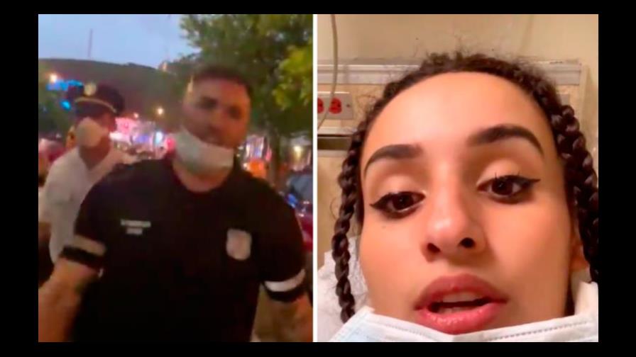 Acusan de agresión a policía que empujó e insultó a mujer durante protestas Acusan de agresión a policía que empujó e insultó a mujer durante protestas