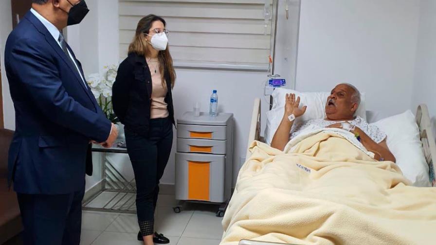 Leonel Fernández visita a Jaime David tras ser sometido a cateterismo Leonel Fernández visita a Jaime David tras ser sometido a cateterismo