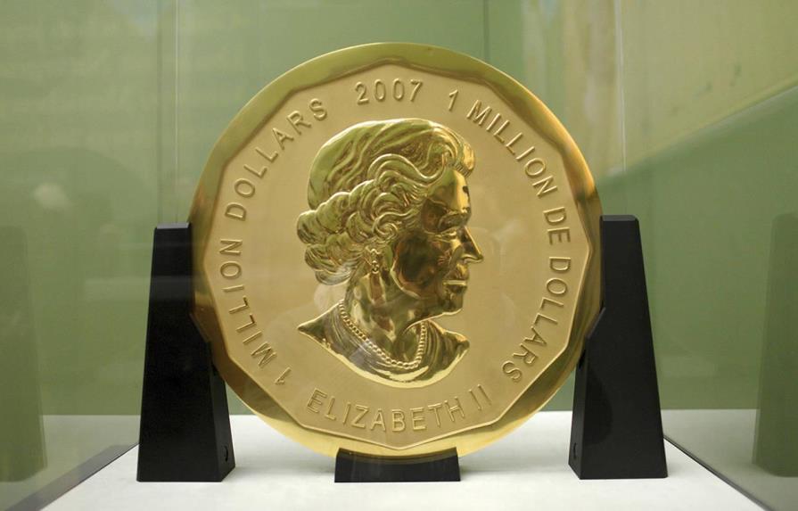Buscan en Alemania moneda de oro de 100 kilos robada en 2017