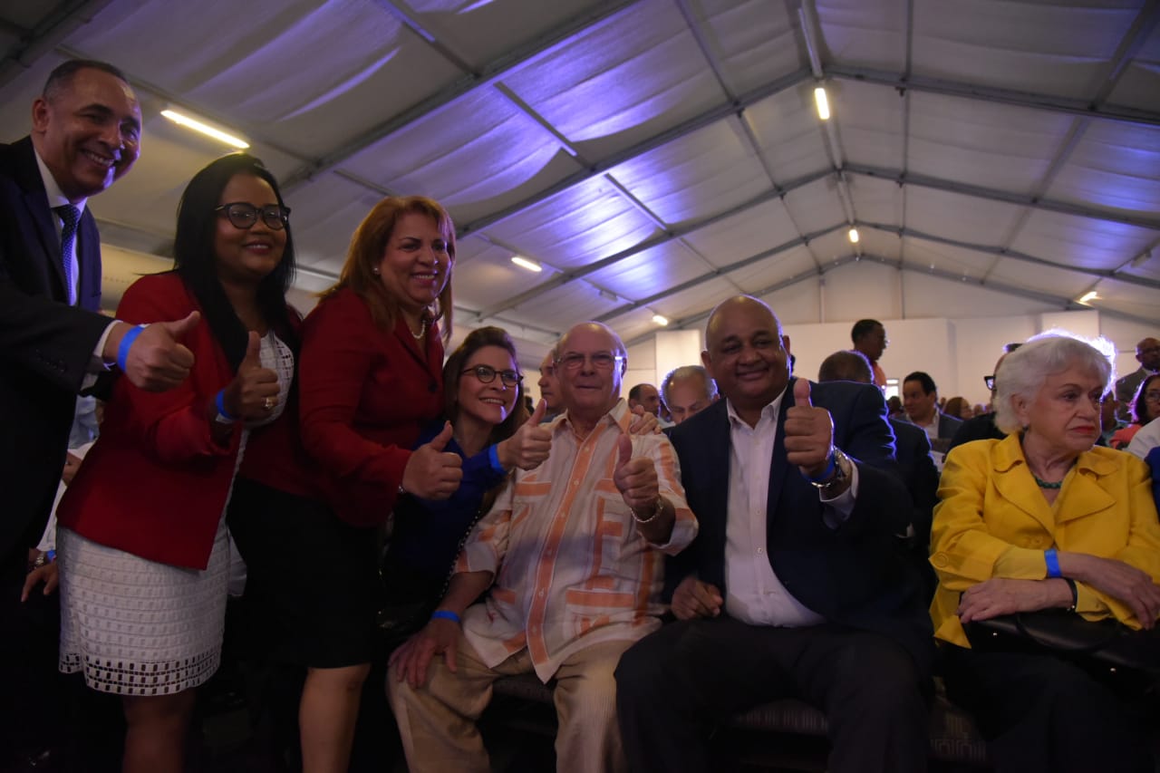 Vista de parte de la dirigencia del PRM.