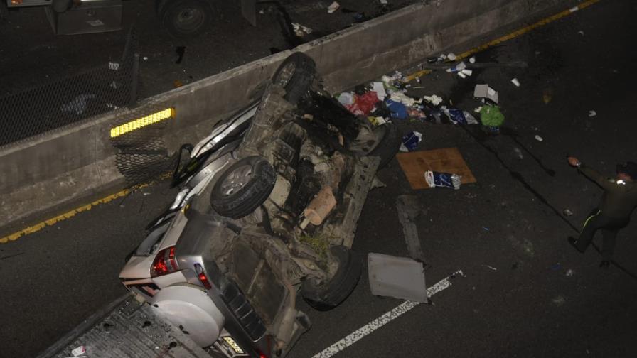 Cuatro personas heridas en accidente en la 27 de Febrero  