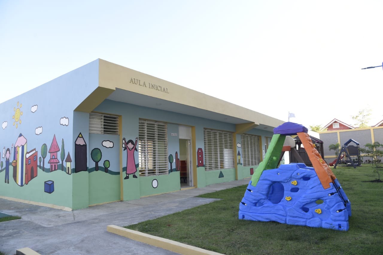 Área infantil de la escuela.