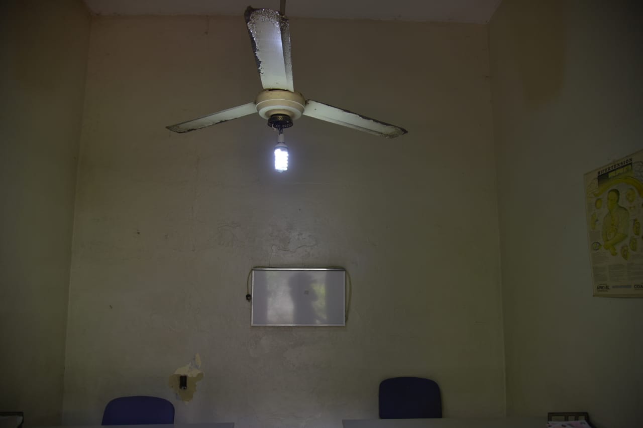 Así lucen los abanicos del Centro de Atención Primaria de la Ciudad Colonial, Zona-A.