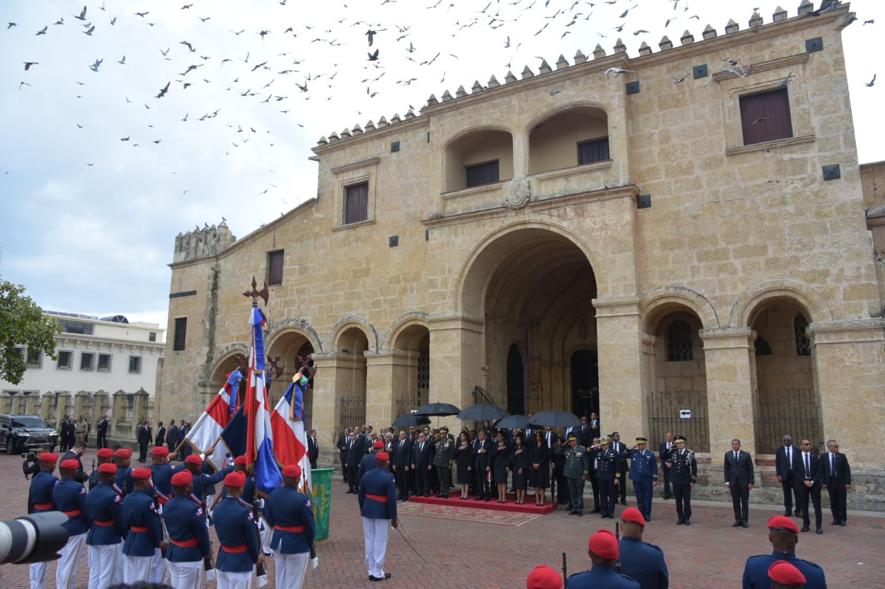 Vista de los actos en la Catedral primada de América.