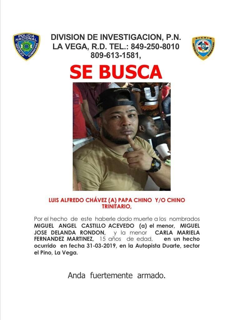 Identifican a uno de los implicados en el triple asesinato de La Vega 