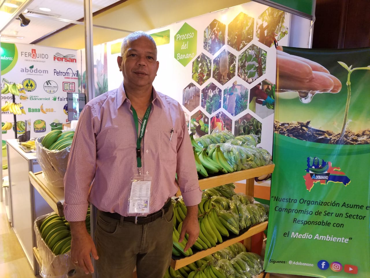 Director ejecutivo de la Asociación Dominicana de Productores de Bananos (Adobanano), Julio César Estévez.