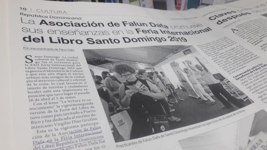 Prensa internacional resalta participación de Falun Dafa en Feria Internacional del Libro 2019 
