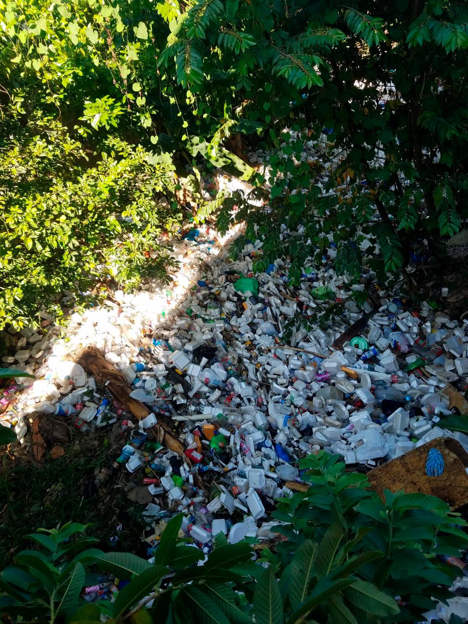 La basura que arropa la cañada es el principal foco de contaminación. 