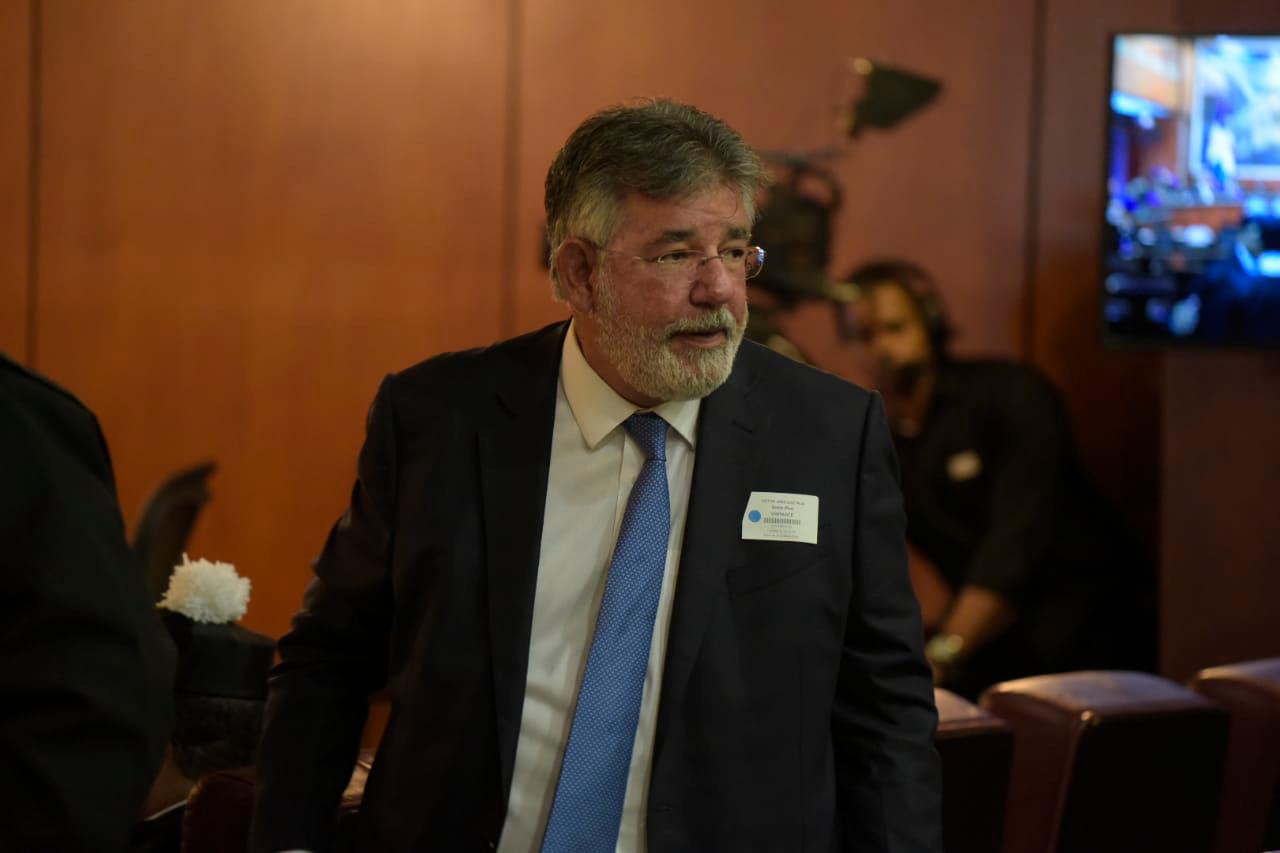 Víctor Díaz Rúa en el juicio de Odebrecht.