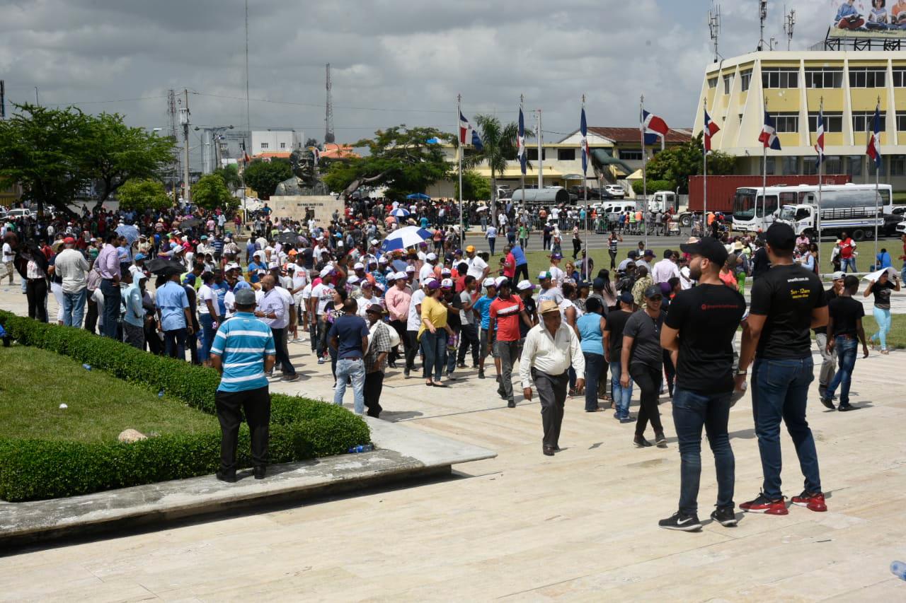 Los manifestantes protestaron de manera pacifica.