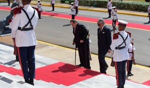 Presidente Danilo Medina recibe al presidente electo de Guatemala
