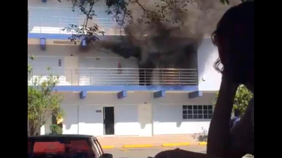 Conato de incendio en aula de la Universidad Apec