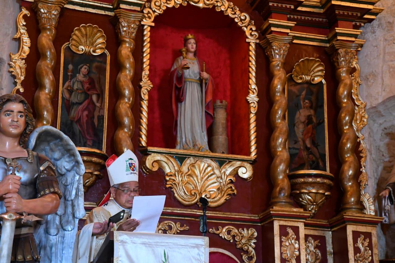 LA misa coincidió con la celebración del 207 aniversario de bautismo del patricio Juan Pablo Duarte.