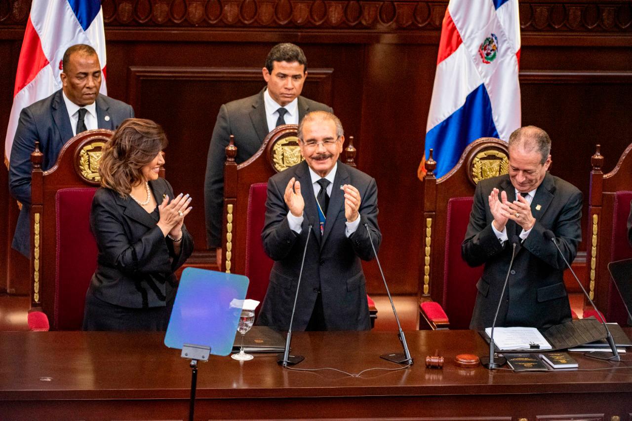 El presidente Danilo Medina inicia su octavo discurso de rendición de cuentas