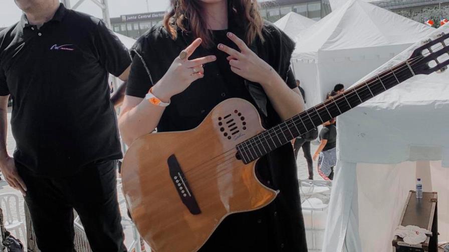 Covi entrega su “Soy dominicana” en el Trabucazo Covi entrega su “Soy dominicana” en el Trabucazo