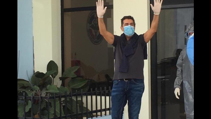 Primera foto del italiano tras superar COVID-19 en República Dominicana Primera foto del italiano tras superar COVID-19 en República Dominicana